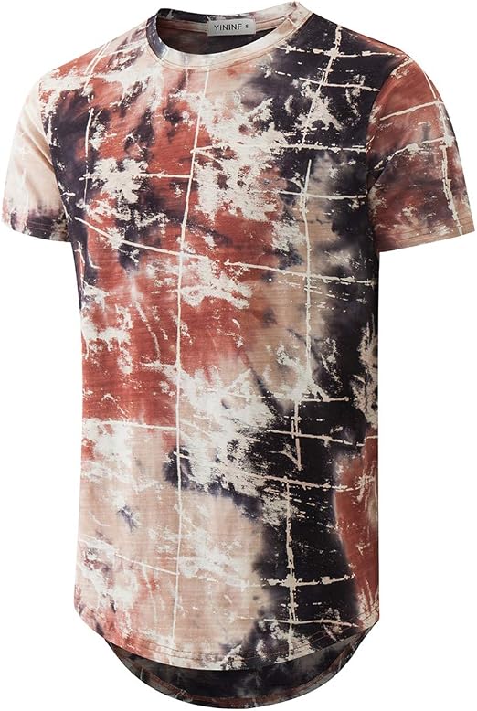 YININF Mens Hipster Hip Hop Short Sleeve Print T-Shirt Shirts Men